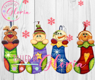 MN-001 Botas navidañas