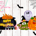 MH-41 Servilletero halloween caldero