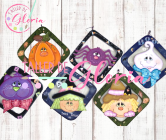 MH-014 6 Cuadros halloween