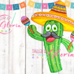 MS-025 Cactus sombrero y maracas