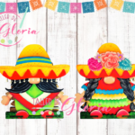 MS-028 Servilletero gnomos mexicanos