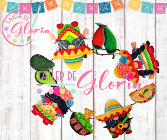 MS-029 Tira gnomos felices fiestas