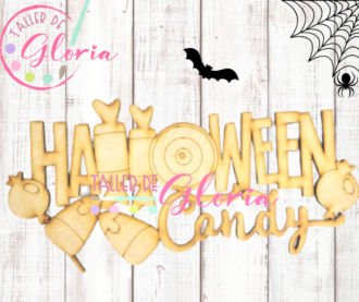 MH-77 Letrero halloween candy