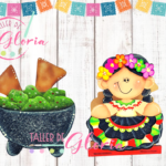 MS-031 Servilletero mexicana y molcajete