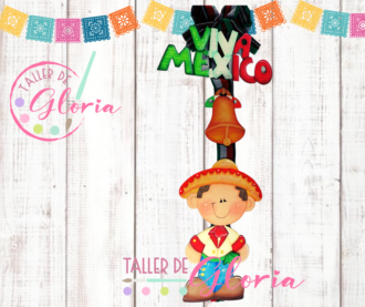 MS-034 Mexicano letrero campana