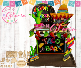 MS-035 Mini kit gnomos felices fiestas