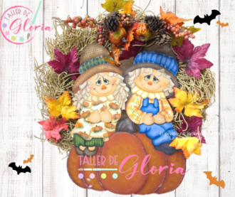 MH-007 Corona espantapájaros pareja