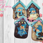 MN-062 Casitas muñecos de nieve