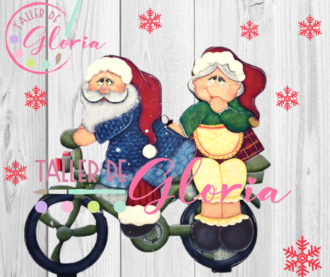 MN-065 Pareja santa en bici