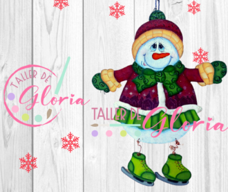 MN-026 Patinadora nieve