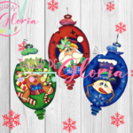 MN-080 Trio esferas ovaladas