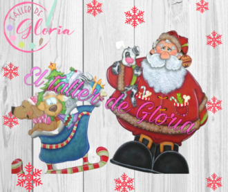 MN-081 Santa con perros