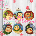 MN-082 6 Ornamentos navideños