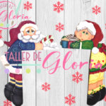 MN-089 Pareja santas para puerta
