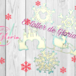 MN-098 Copos, trineo y castillo Disney