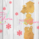 MN-120 Tren Navideño 3 pzas.