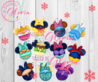 MN-135 Esferas Disney Princesas Mediana