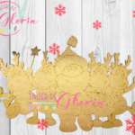 MN-139 Santa con Renos Gde.