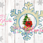 MN-191 Esfera 3D Snoopy navideña