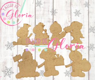 MN-170 Esferas muñeco de nieve