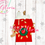 MN-190 Snoopy casita navideña