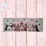 TGN-9C Estencil casita navidad 3