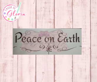 TGN-10B Estencil peace on earth