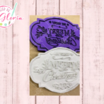 SR-262 Sello Merry Christmas lettering