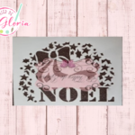 TGN-11B Estencil noel moño