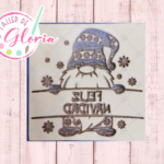 SR-553 Sello gnomo feliz navidad