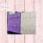 SR-321 Sello tejido mueñeco de nieve