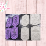 SR-323 Sello 4 etiquetas navideñas