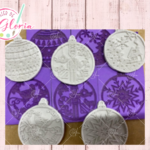 SR-294 Sello 5 esferas navideñas