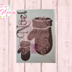 TGN-15 Estencil guantes de navidad