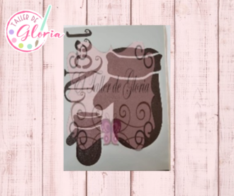 TGN-15 Estencil guantes de navidad