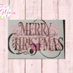 TGN-17 Estencil merry Christmas