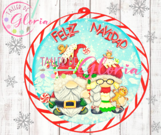 MN-282 Circulo gnomos navideños