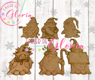 MN-208 Kit gnomos navideños