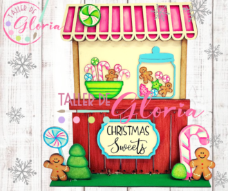 MN-276 Carrito de dulces navidad