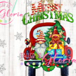 MN-209 Camioneta navideña gnomos