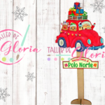 MN-215 Bocho navideño con estaca