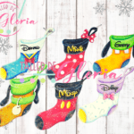 MN-239 Botas ratoncitos navideñas