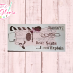 TGN-27 Estencil dear santa