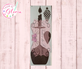 TGN-28 Estencil copa vela