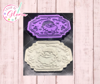 SR-361 Sello santa merry Christmas alto