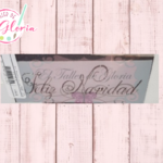 TGN-34 Estencil feliz navidad lettering