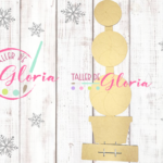 MN-292 Estaca maceta con dulces navideños