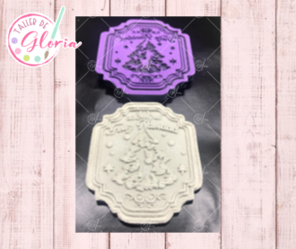 SR-363 Sello pino feliz navidad