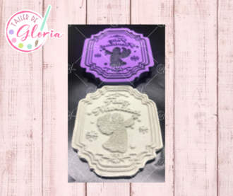 SR-364 Sello ángel feliz navidad