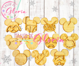 MN-223 Esferas Star Wars ratoncitos